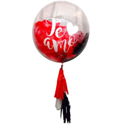 Globo pintado a la mitad